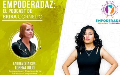Entrevista a nuestra Presidenta Lorena Julio: “El liderazgo de las mujeres en los procesos de emprendimiento e inclusión” en el Podcast Empoderadaz de México.
