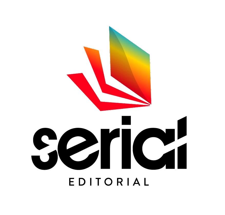 Logo of Serial Editorial. A book icon in red, orange, yellow and light blue. Below, the letters of the words "serial" and "editorial" in black. It will direct you to the website of the Serial editorial.