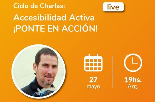 Image of Daniel Zuber founder of Buceo Sin Barreras, Regional Manager for Latin America of the IAHD Worldwide (International Association for Handicapped Divers) instructor, pioneer and activist of adapted diving.