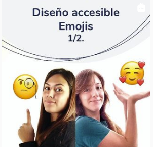 Image of Pilar and Camila, members of the Universal Design team,