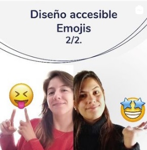 Imagen de Pilar y Camila miembros del equipo de Diseño Accesible.