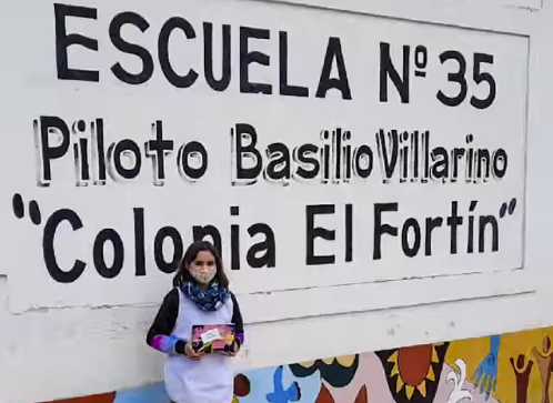 Imagen de Ines, niña participante del programa "Mi Mundo a Mi manera"