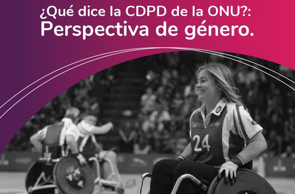 Imagen de una mujer realizando deporte adaptado en sillas de ruedas. Logotipo Fundación Comparlante.