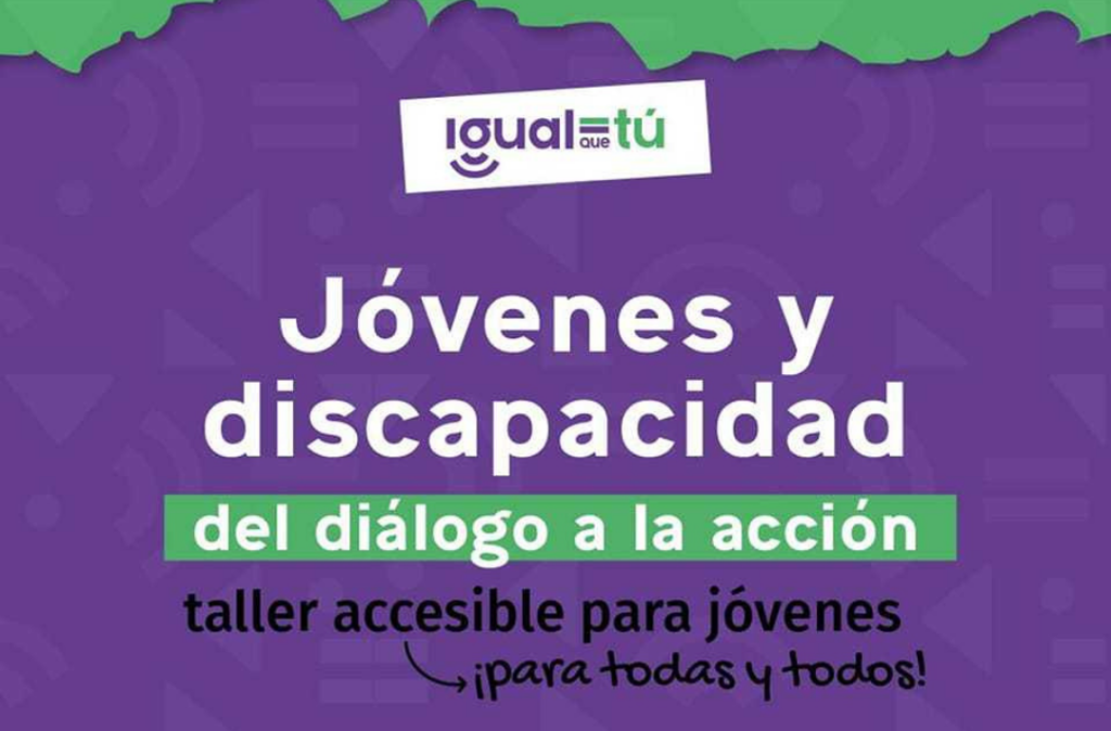 Imagen del evento con la misma información que se comparte en la publicación. Debajo se ubica el logo de Fundación Comparlante y el texto Somos Puente.