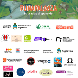 Imagen con los logotipos de todos los auspiciantes del evento.