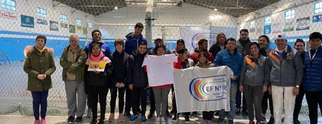 Horacio Ríos dictó una capacitación en Boccia a jóvenes del Centro de Educación Física N°185 de Hilario Ascasubi.