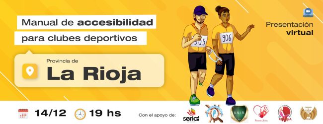 Presentación virtual del Manual de Accesibilidad para Clubes Deportivos.
