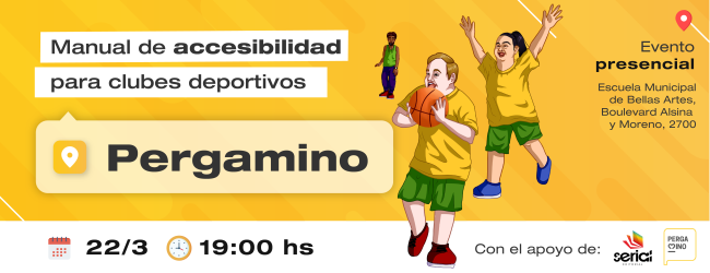 Presentación del Manual de accesibilidad para clubes deportivos en Pergamino